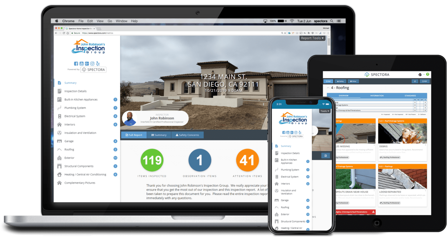 San Diego Home Inspectors John Robinson's Inspection Group